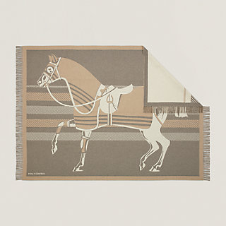 Cheval a la Couverture blanket | Hermès Finland